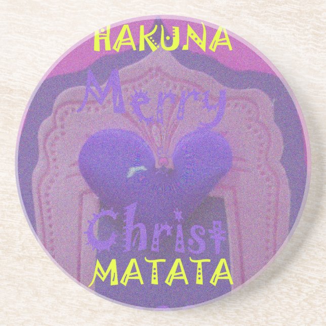 Posavasos Hakuna Matata Merry Christmas Love Design.jpg (Frente)