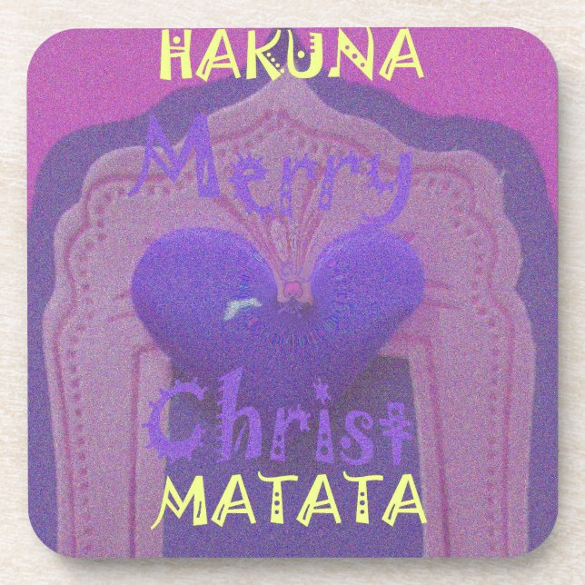 Posavasos Hakuna Matata Merry Christmas Love Design.jpg (Frente)