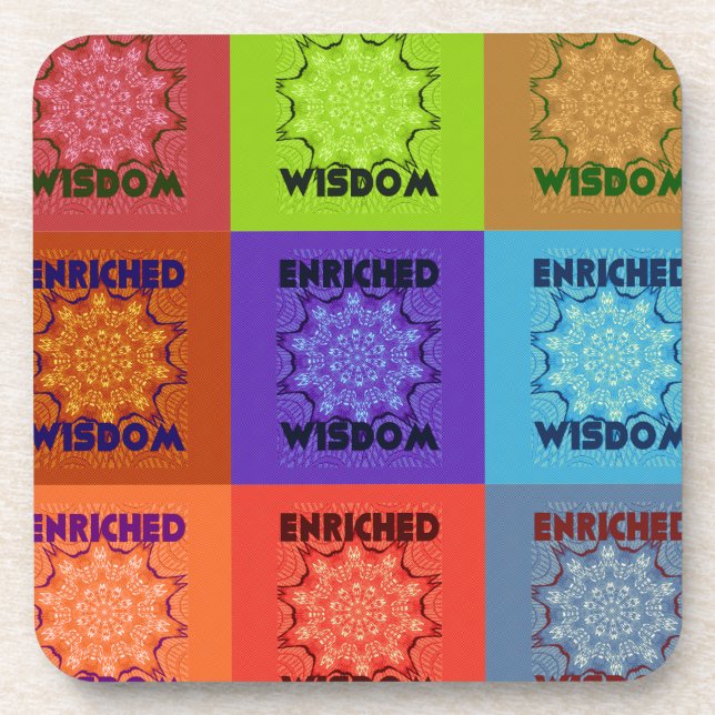 Posavasos Hakuna Matata Sabiduría Enriquecida (Frente)