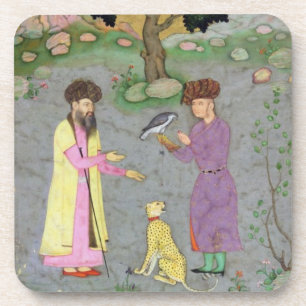 Posavasos Halconero con el guepardo del compañero y del