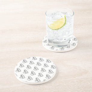 Posavasos Halloween, Blanco Fantasma, Truco O Trato, Boo