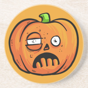 Posavasos Halloween Calabazas arenisca 3 a