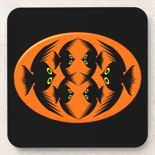 Posavasos Halloween cruza la montaña de corcho