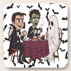 Posavasos Halloween de la Dulce Festividad de Monster