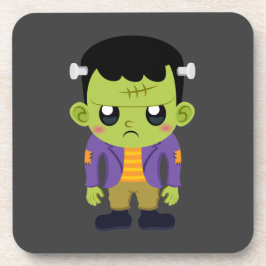 Posavasos Halloween de Monstruo Frankenstein Verde