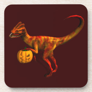 Posavasos Halloween Dilophosaurus