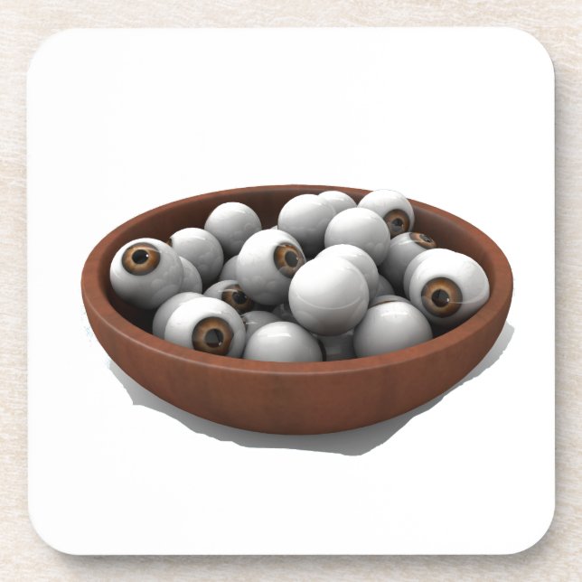 Posavasos halloween eyeballs (Frente)