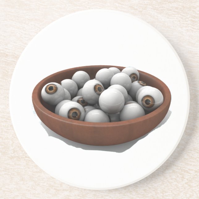 Posavasos halloween eyeballs (Frente)