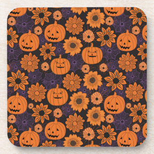 Posavasos Halloween floral