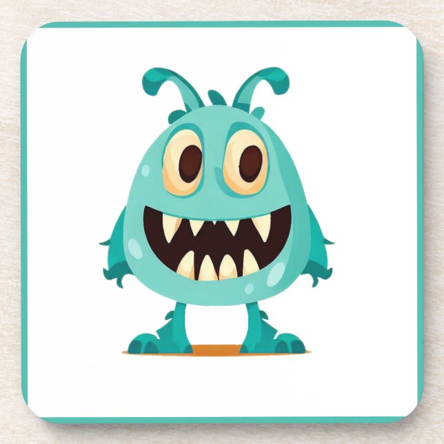 Posavasos Halloween/Monstruo/personalizado (Frente)