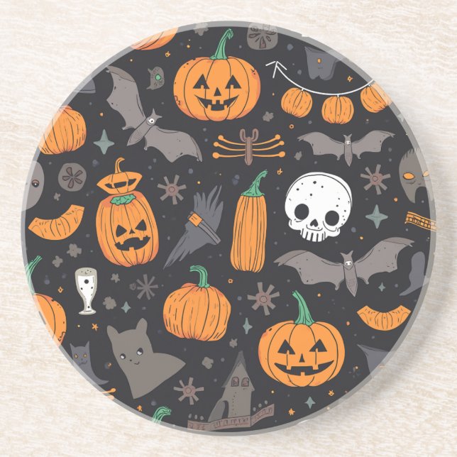 Posavasos Halloween Sandstone Coasters (Frente)