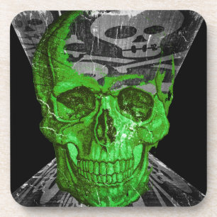 Posavasos Halloween Skull