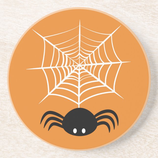 Posavasos Halloween Spider Web (Frente)