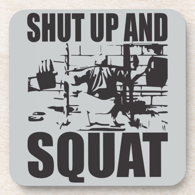 Posavasos Halterofilia - Cállate Y Ocupa (Frente)