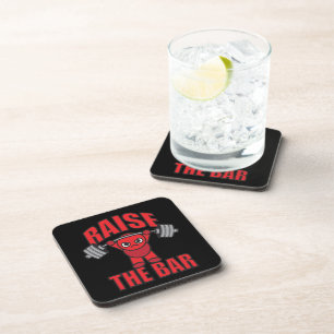Posavasos Halterofilia - Elevar El Bar - Motivación Kawaii
