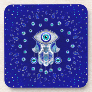 Posavasos Hamsa Hand-Evil Eye Amulet