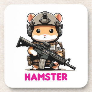 Posavasos Hámster táctico