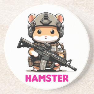 Posavasos Hámster táctico