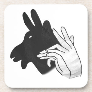 Posavasos Hand Silhouette Billy Goat