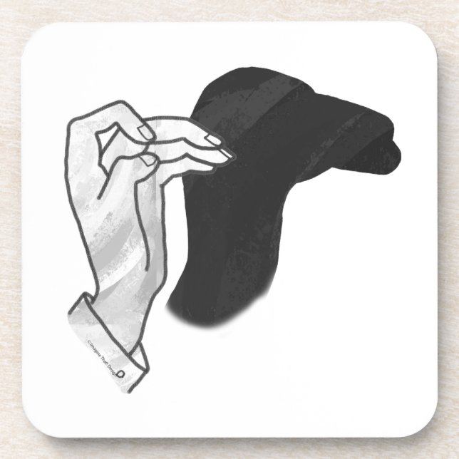 Posavasos Hand Silhouette Camel (Frente)