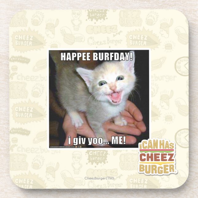 POSAVASOS ¡HAPPEE BURFDAY! (Frente)