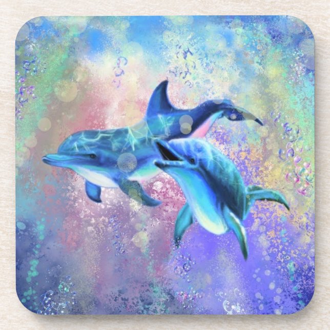 Posavasos Happy Dolphin Coup Beeat Coaster (Frente)