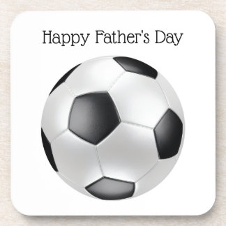 Posavasos Happy Father's day soccer ball Acrylic Coaster Set