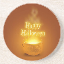 Posavasos Happy Halloween Witch's Caldron