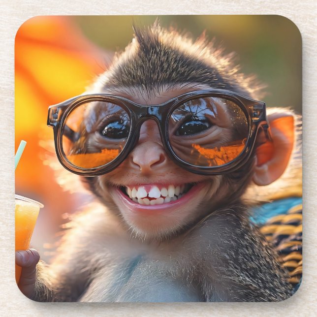 Posavasos Happy Monkey (Frente)