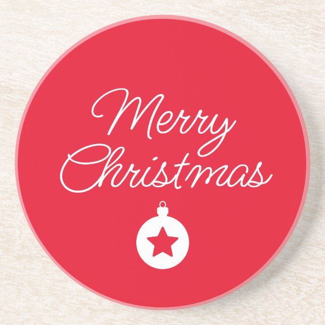 Posavasos Happy New Year Merry Christmas Holiday Season (Frente)