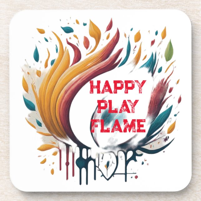 Posavasos Happy Paly Flame (Frente)