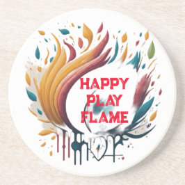 Posavasos Happy Paly Flame