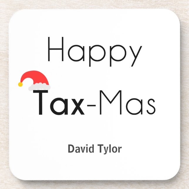 Posavasos Happy TaxMas (Frente)