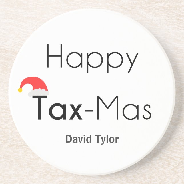 Posavasos Happy TaxMas (Frente)