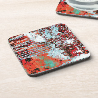 Posavasos Hard Plastic Coaster – Corrosion Pulse