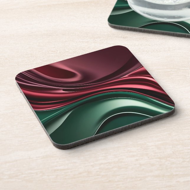 Posavasos Hard plastic coaster in stylish graphic (Lado Izquierdo)