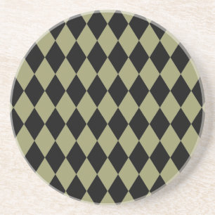 Posavasos Harlequin Aguacate y Negro