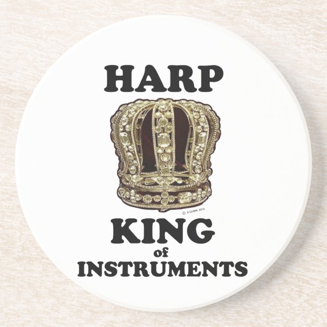 Posavasos Harp King of Instruments (Frente)