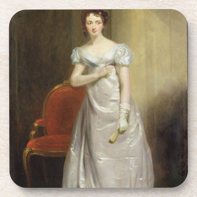 Posavasos Harriet Smithson (1800-54) como Srta. Dorillon, (Frente)