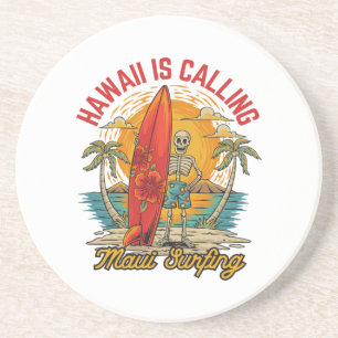 Posavasos Hawái Está Llamando Maui Vibraciones de Isla de Su