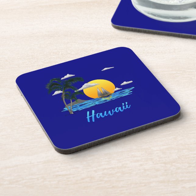 Posavasos Hawaii Beach Sunset (Lado Izquierdo)