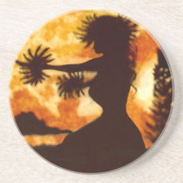 Posavasos Hawiian Hula Dancer