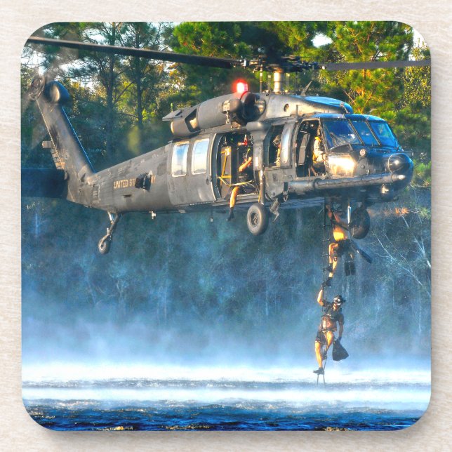 POSAVASOS HAWK NEGRO MH-60M (Frente)