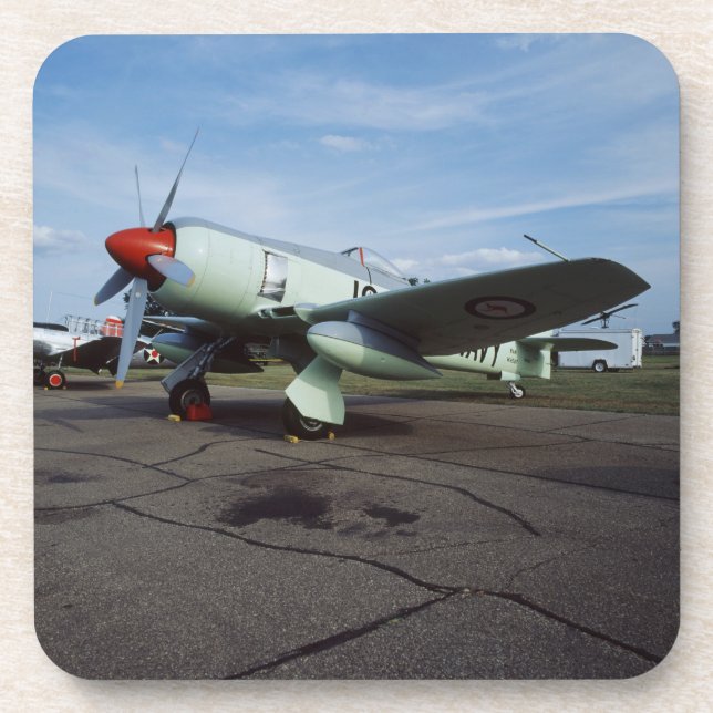 Posavasos Hawker Sea Fury en CAF, ala de Minnesota, en el 2 (Frente)