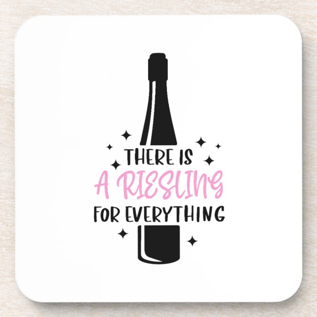 Posavasos Hay un Riesling para Todo Vino Divertido  (Frente)