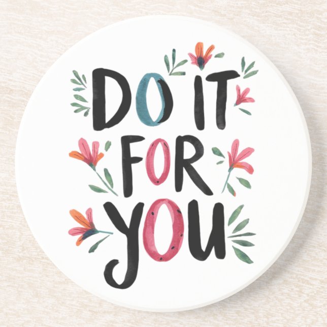 Posavasos Hazlo por ti (Frente)