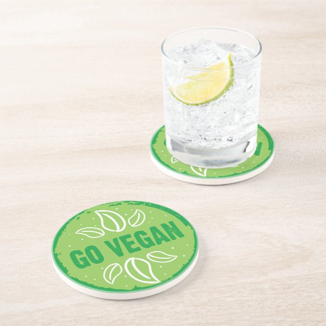 Posavasos Hazte Vegano (Lado)