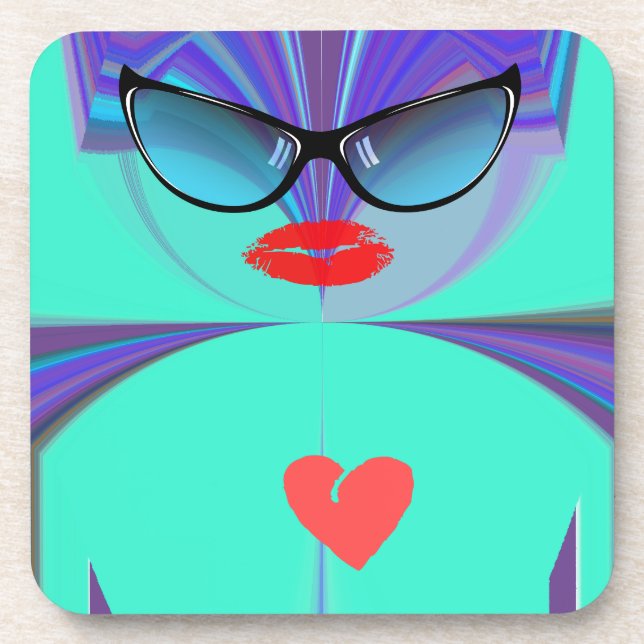 Posavasos Heart Selfie (Frente)