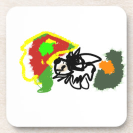 Posavasos Hedgehog playing autumn