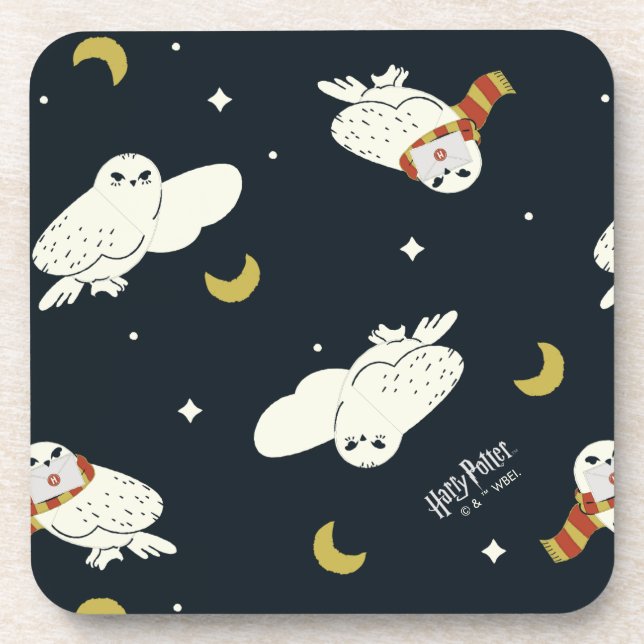 Posavasos Hedwig Nighttime Moonlight Pattern (Frente)